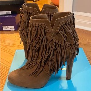 Jean-Michel Cazabat fringe bootie